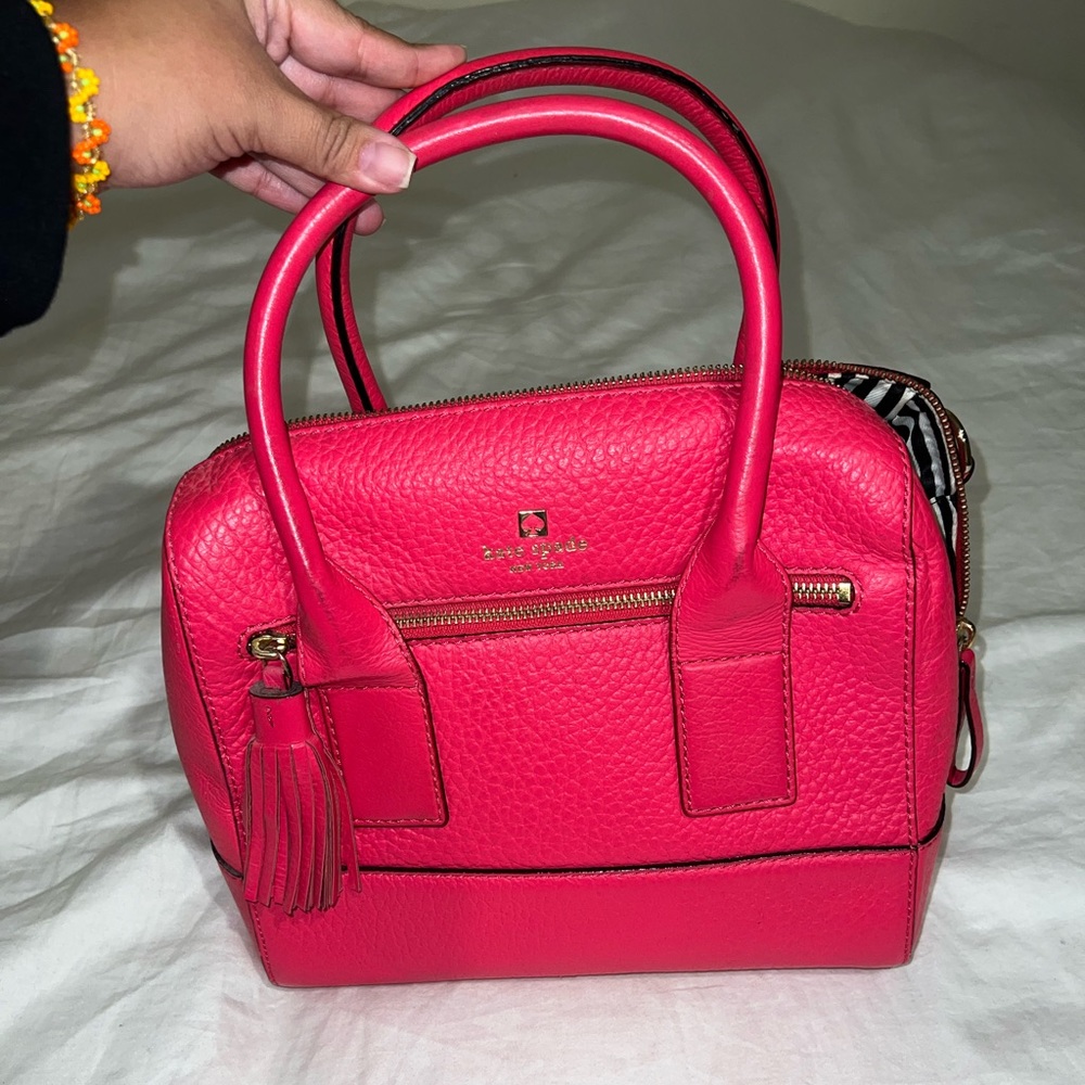 Hot pink Kate Spade handbag